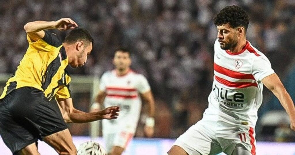 مباراة الزمالك والمقاولون العرب في الدوري المصري 2023-2024