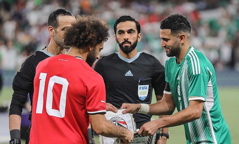 نتيجة مباراة مصر والجزائر في تحضيرات تصفيات كأس العالم 2026