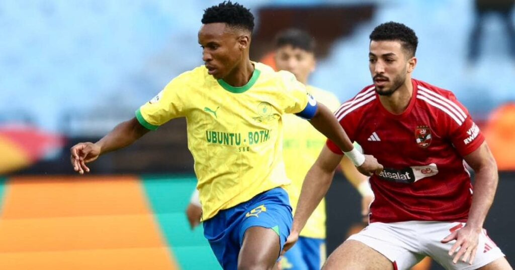 مباراة الاهلي المصري وصن داونز الجنوب إفريقي في الدوري الإفريقي 29-10-2023