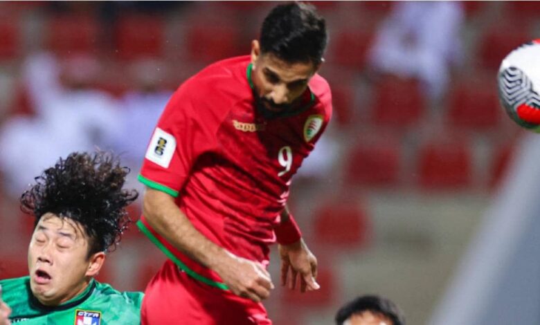 أرتقاء عمر المالكي في مباراة عمان والصين تايبيه بالتصفيات الآسيوية المؤهلة لنهائيات كأس العالم
