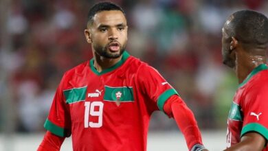 لاعب المنتخب المغربي الأول لكرة القدم يوسف نصيري