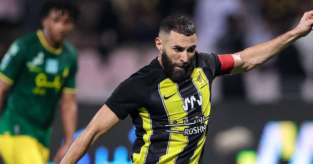 كريم بنزيمة - مباراة الاتحاد والخليج في الدوري السعودي