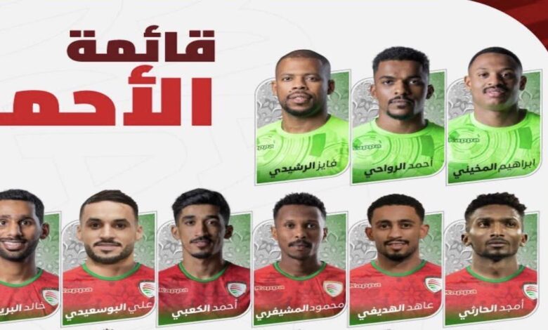 قائمة منتخب عُمان في تصفيات كأس العالم وأمم آسيا