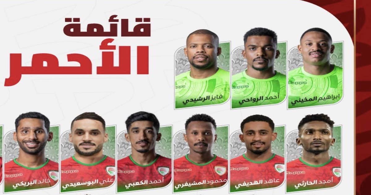 قائمة منتخب عُمان في تصفيات كأس العالم وأمم آسيا