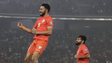 مهاجم منتخب الهند مانفير سينغ يسجل هدف فوز بلاده على الكويت بتصفيات كأس العالم 2026