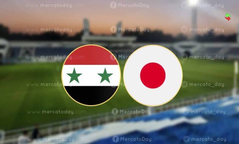 موعد مباراة سوريا واليابان في تصفيات كأس العالم