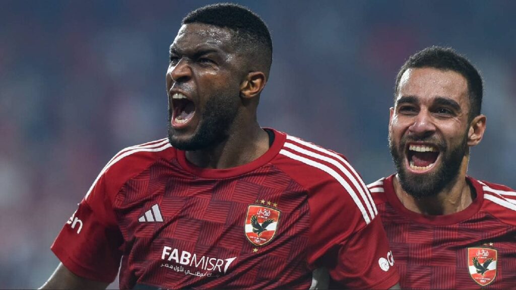 احتفال موديست بهدفه في شباك مودرن فيوتشر