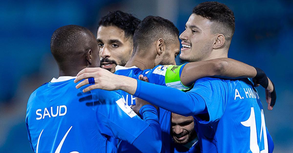 صورة من مباراة الهلال ضد ناساجي