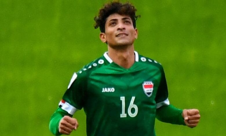 لاعب العراق - علي جاسم