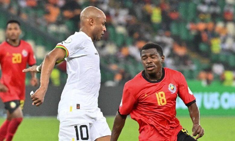 جوردان أيو - صورة من مباراة غانا وموزمبيق