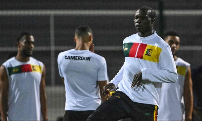 جانب من تدريبا منتخب الكاميرون لمواجهة نيجيريا