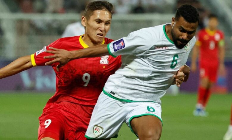 الخناجر تودع كأس آسيا بالتعادل مع قيرغيزستان