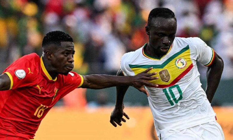 ساديو ماني - صورة من مباراة السنغال وغينيا 23 يناير 2024