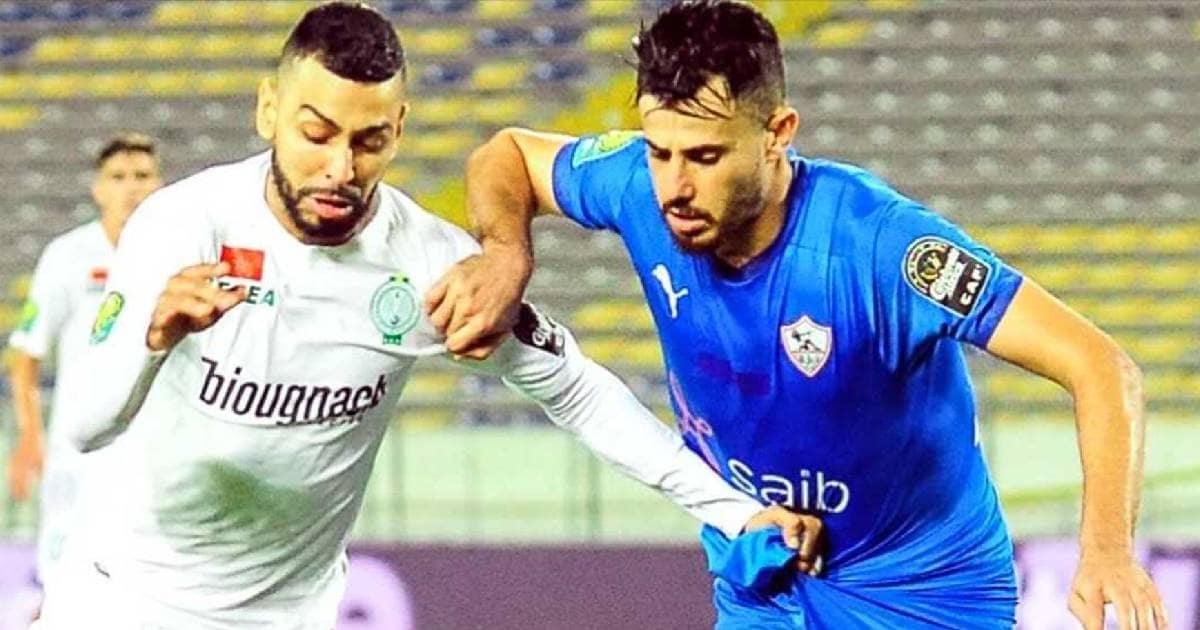 صورة من مباراة الزمالك والرجاء