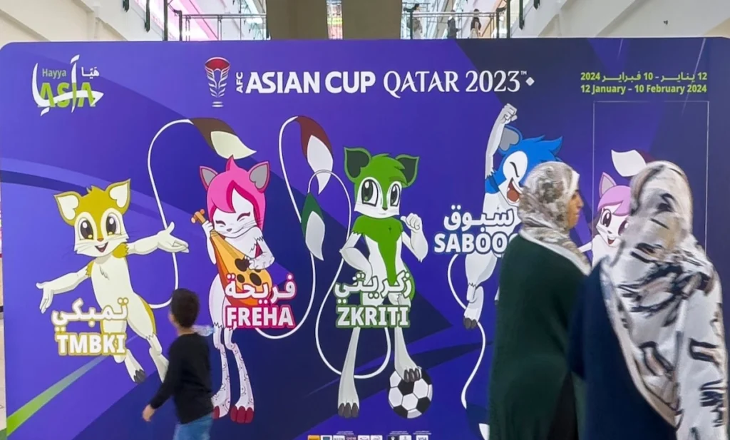 تميمة وشخصيات كأس أمم آسيا في قطر 2024