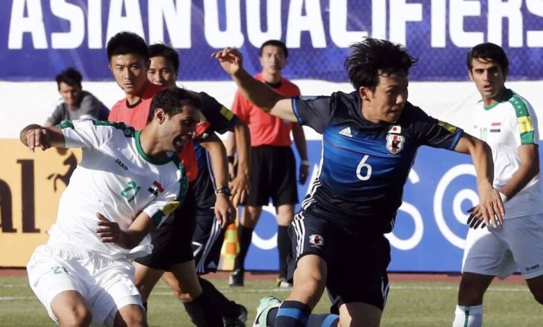 موعد لعبة العراق واليابان في كأس آسيا والقنوات الناقلة