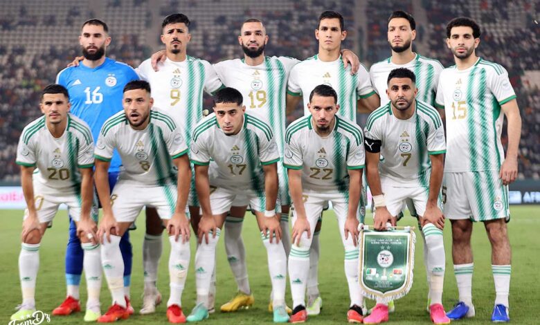 تشكيلة منتخب الجزائر اليوم