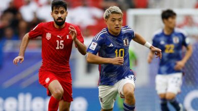 نتيجة مباراة البحرين واليابان في ثمن نهائي كأس آسيا
