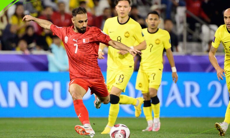 نتيجة مباراة البحرين وماليزيا في كأس آسيا