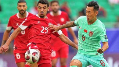 نتيجة مباراة لبنان والصين في كأس آسيا