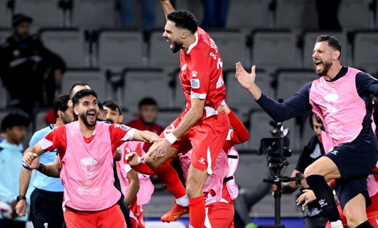 نتيجة مباراة لبنان وطاجيكستان في كأس آسيا