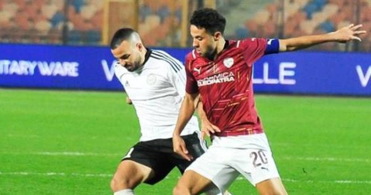 صورة من مباراة سيراميكا كليوباترا وطلائع الجيش