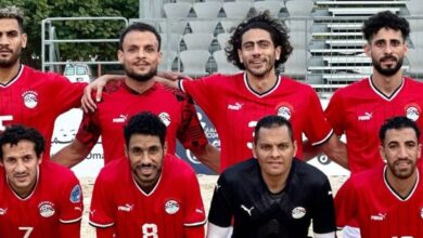صورة لمنتخب مصر لكرة القدم الشاطئية