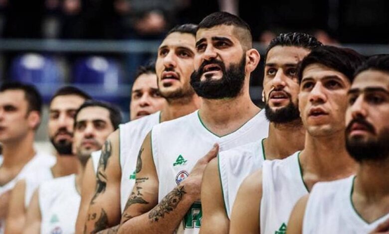 صورة لمنتخب العراق لكرة السلة