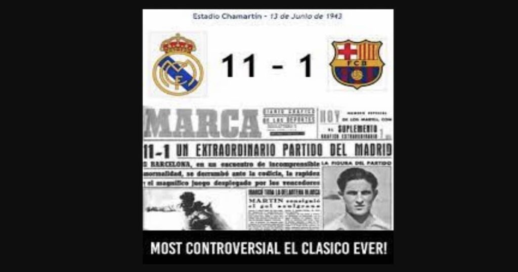 ما حقيقة فوز ريال مدريد 11-1 على برشلونة في الكلاسيكو؟