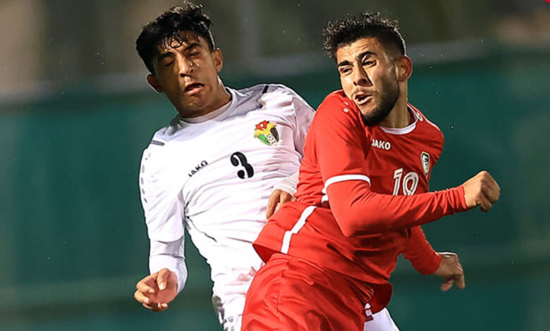 نتيجة مباراة سوريا والأردن تحت 20 سنة الودية استعداداً للتصفيات الآسيوية