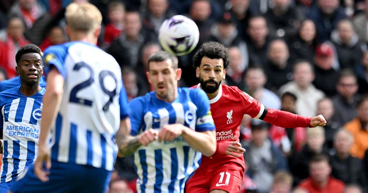 ليفربول ينفرد بالصدارة مؤقتاً بفوزٍ صعب على برايتون ليفربول ينفرد بالصدارة مؤقتاً بفوزٍ صعب على برايتون