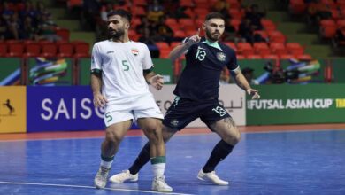 نتيجة مباراة العراق وأستراليا في كأس آسيا للصالات "Futsal"