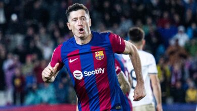 بالهاتريك.. ليفاندوفسكي ينقذ برشلونة من كارثة فالنسيا