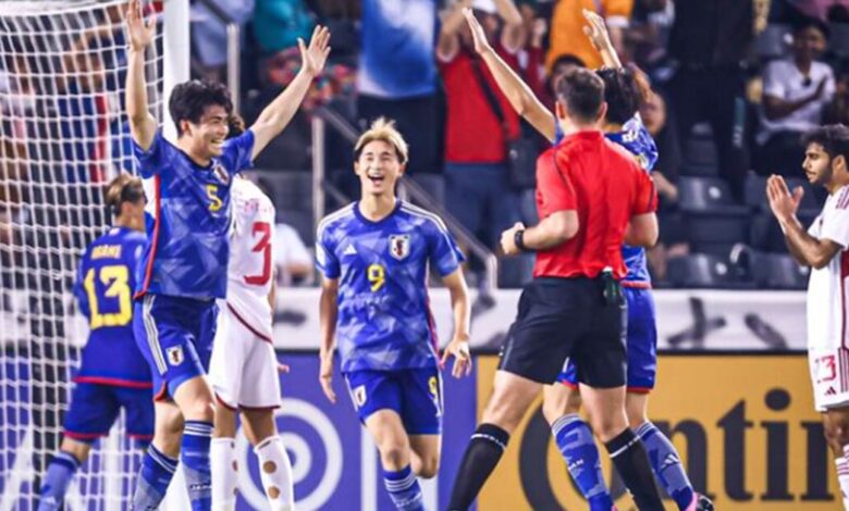 اليابان تقضي على آمال الإمارات في كأس آسيا تحت 23 سنة