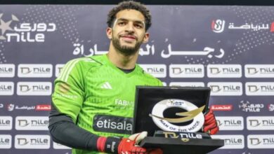 مصطفى شوبير رجلاً لمباراة الأهلي والإسماعيلي حسب رابطة الأندية