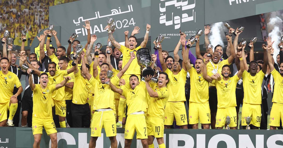 الوصل يضرب النصر برباعية ويتوج بكأس رئيس الدولة للمرة الثالثة