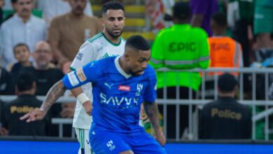 مالكوم يصعق الاهلي ويضع الهلال على بُعد نقطة من اللقب