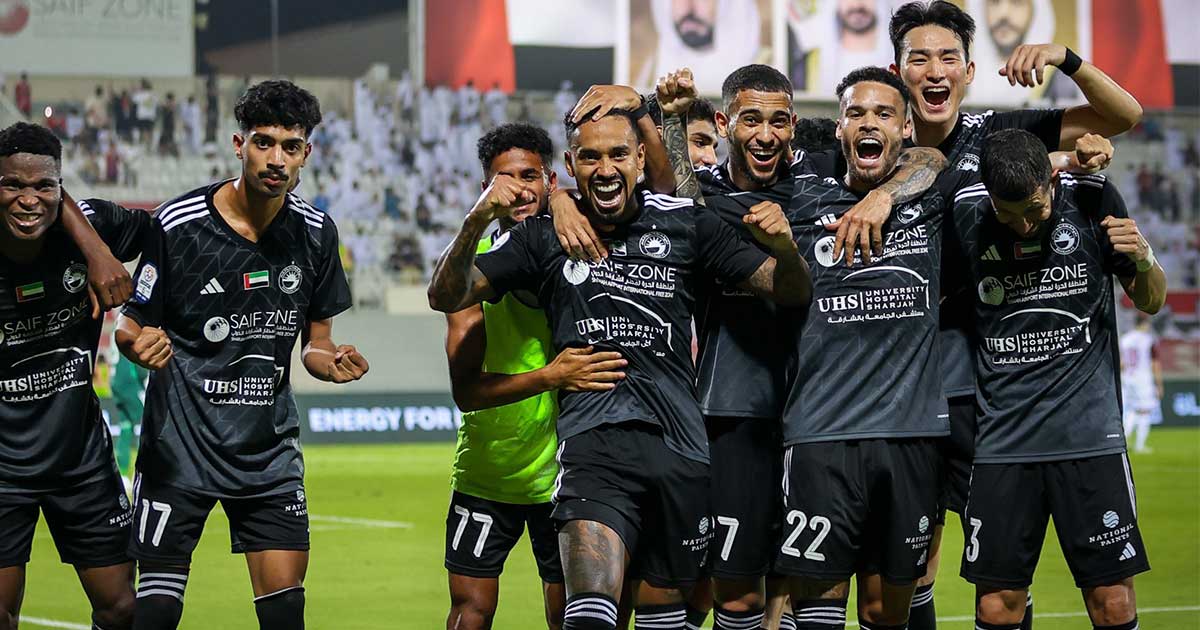 الشارقة يخطف المركز الرابع من الوحدة ويتأهل لدوري أبطال آسيا 2