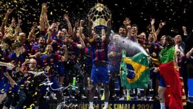 كرة يد.. برشلونة يظفر بلقب دوري الابطال للمرة الـ 12 والثالثة على التوالي
