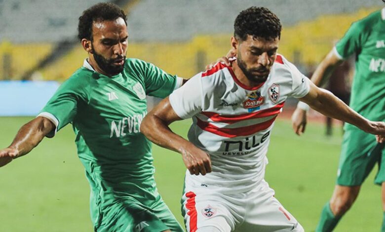 المصري يهزم الزمالك للمرة الثالثة توالياً في الدوري الممتاز