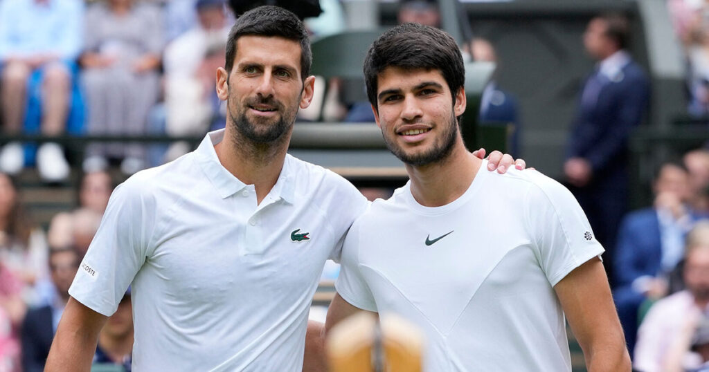 تنس.. موعد مباراة نوفاك دجوكوفيتش وكارلوس ألكاراز في نهائي ويمبلدون