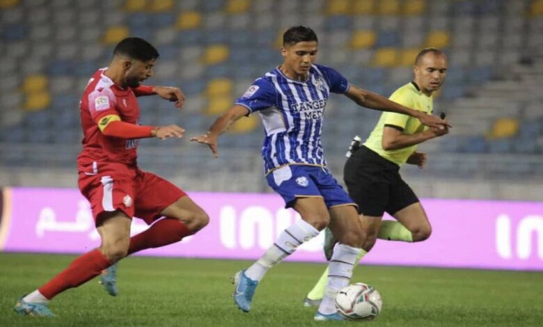 مباراة الوداد واتحاد طنجة في الدوري المغربي