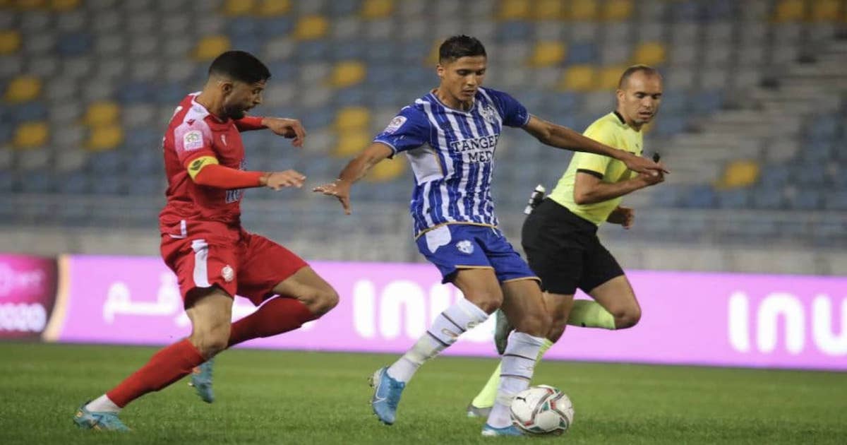 مباراة الوداد واتحاد طنجة في الدوري المغربي